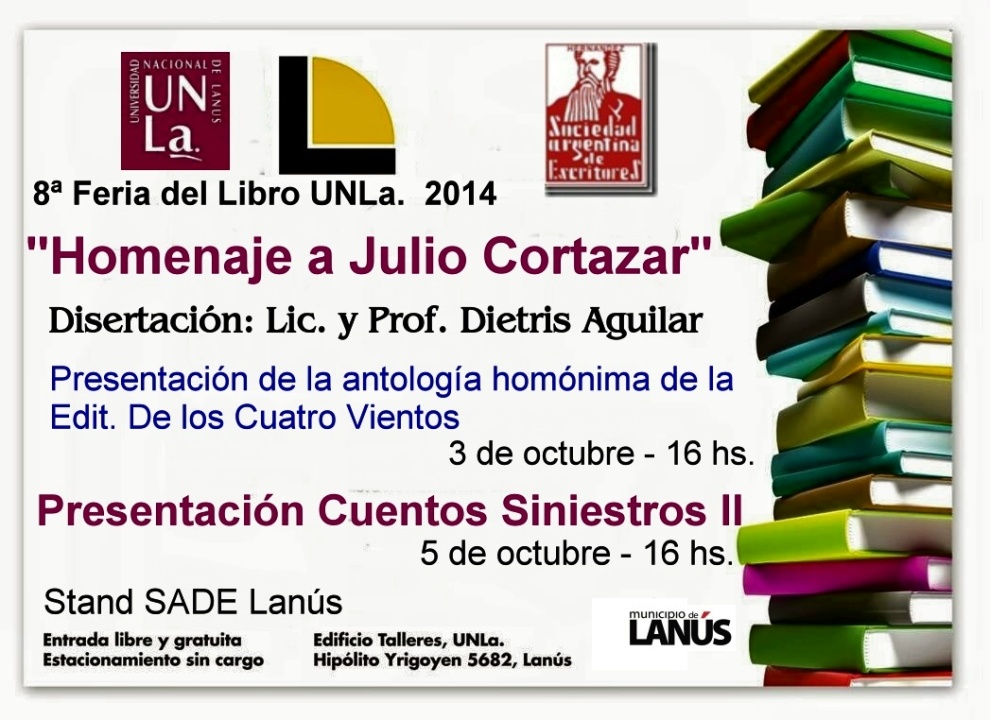 Presentaciones en la Feria del Libro de la UNLa. 2014